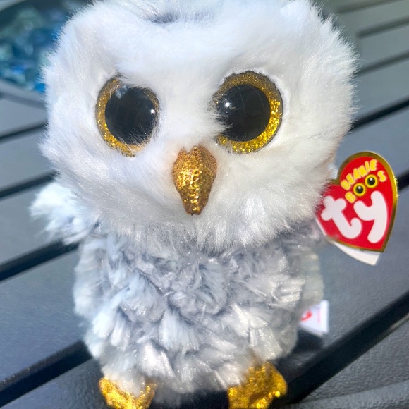Ty Beenie Baby Boos Owlette NWT Stuffed Animal Plush Stuffie Kids Toy 6" Owl - Picture 10 of 14